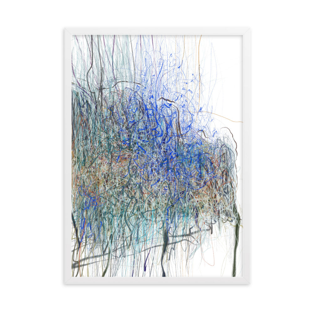 Framed matte paper print W1